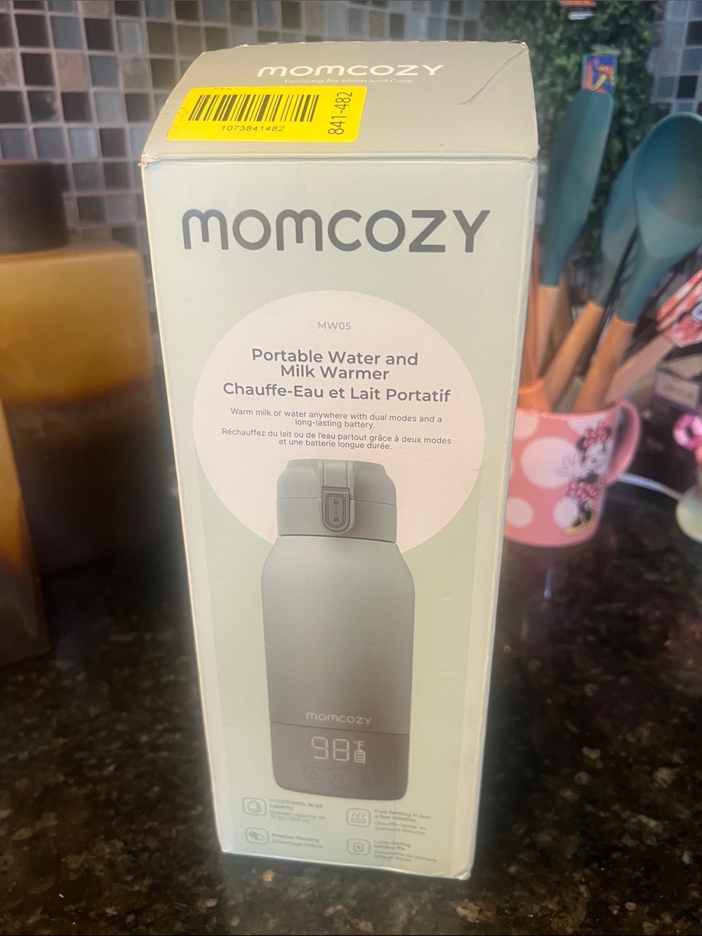 Momcozy Portable Water and Milk Warmer - Purple - NIB